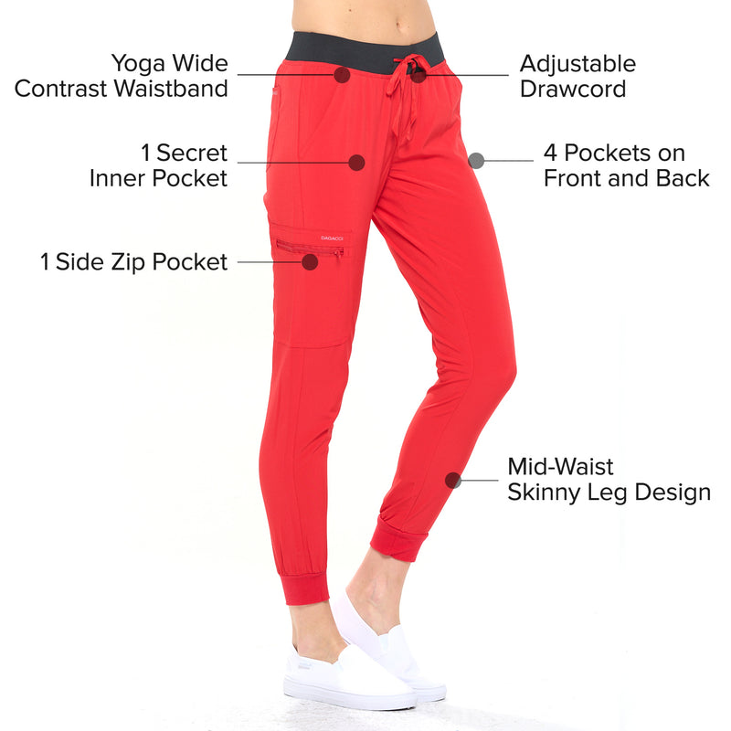 DAGACCI OFFICIAL 4-Way Stretch Unisex Jogger Scrubs Sets [FS2802]