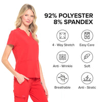 DAGACCI OFFICIAL 4-Way Stretch Unisex Jogger Scrubs Sets [FS2802] Combined
