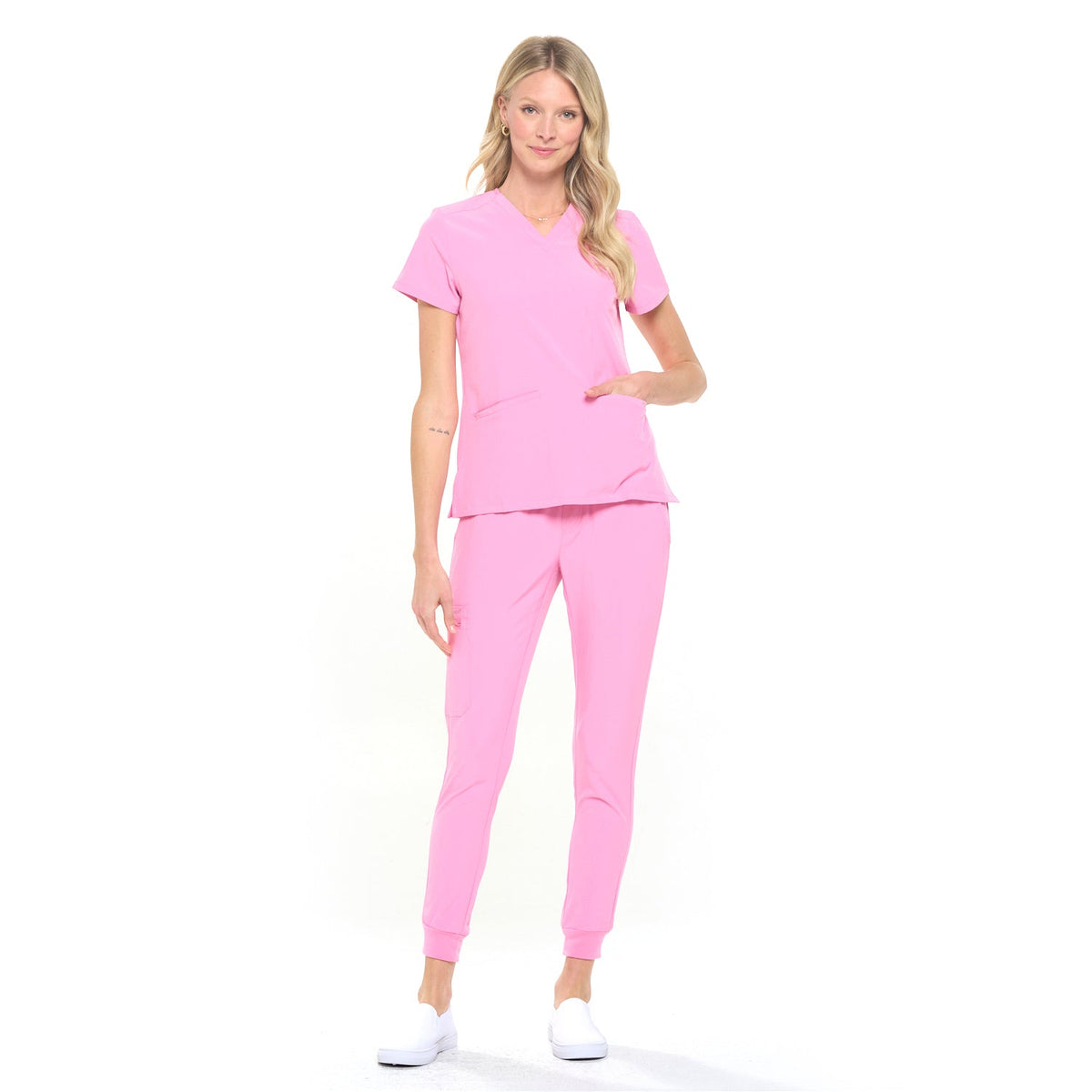 DAGACCI OFFICIAL 4-Way Stretch Unisex Jogger Scrubs Sets [FS2802] Combined