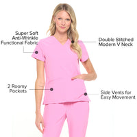 DAGACCI OFFICIAL 4-Way Stretch Unisex Jogger Scrubs Sets [FS2802] Combined