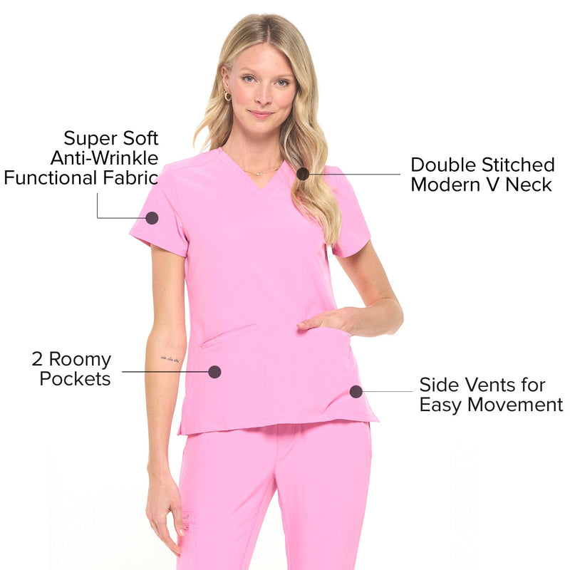 DAGACCI OFFICIAL 4-Way Stretch Unisex Jogger Scrubs Sets [FS2802] Combined