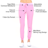 DAGACCI OFFICIAL 4-Way Stretch Unisex Jogger Scrubs Sets [FS2802]