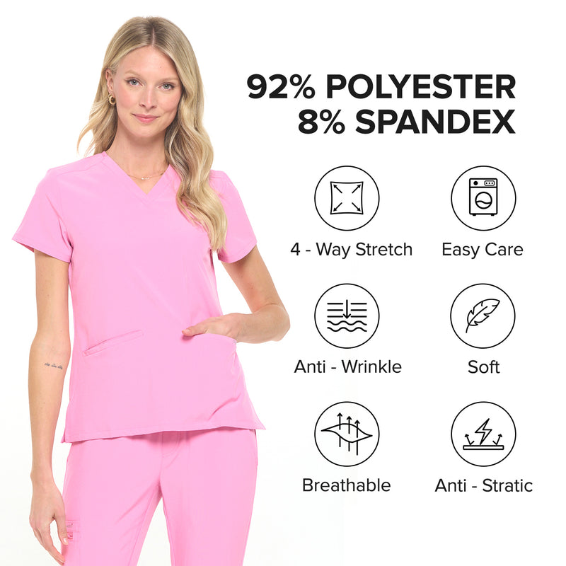 DAGACCI OFFICIAL 4-Way Stretch Unisex Jogger Scrubs Sets [FS2802]