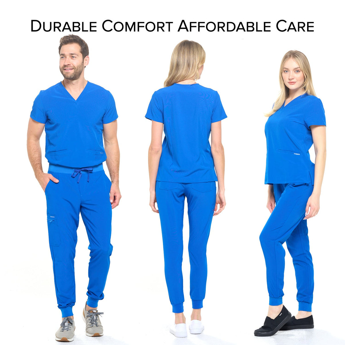 DAGACCI OFFICIAL 4-Way Stretch Unisex Jogger Scrubs Sets [FS2802] Combined