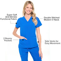 DAGACCI OFFICIAL 4-Way Stretch Unisex Jogger Scrubs Sets [FS2802]