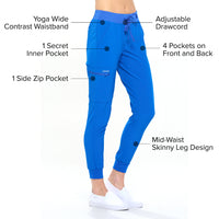 DAGACCI OFFICIAL 4-Way Stretch Unisex Jogger Scrubs Sets [FS2802]