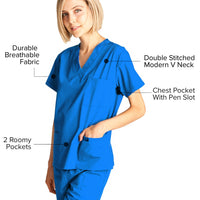 DAGACCI OFFICIAL Unisex Medical Scrub Sets Cotton Blended (KV10005000)