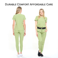 DAGACCI OFFICIAL 4-Way Stretch Unisex Jogger Scrubs Sets [FS2802] Combined