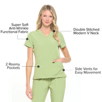 DAGACCI OFFICIAL 4-Way Stretch Unisex Jogger Scrubs Sets [FS2802]