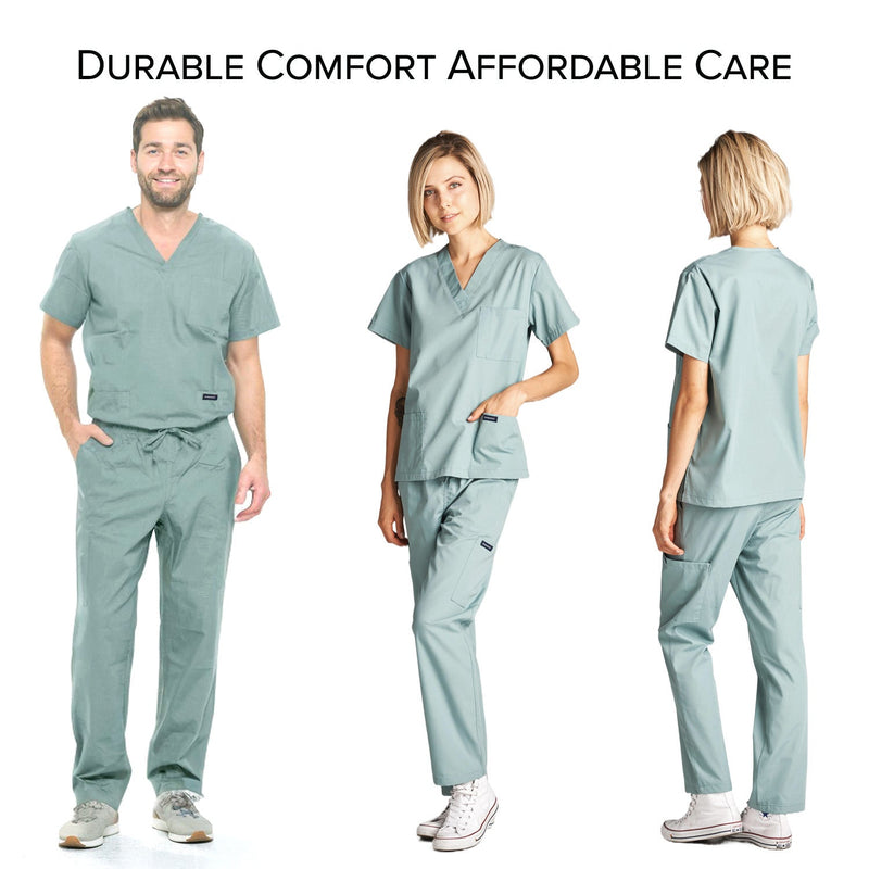 DAGACCI OFFICIAL Unisex Medical Scrub Sets Cotton Blended (KV10005000) Combined