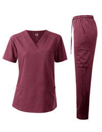 DAGACCI OFFICIAL Unisex 4-Way Stretch Medical Uniform Scrub Sets [FS100500]