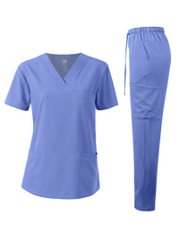 DAGACCI OFFICIAL Unisex 4-Way Stretch Medical Uniform Scrub Sets [FS100500]