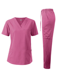 DAGACCI OFFICIAL Unisex 4-Way Stretch Medical Uniform Scrub Sets [FS100500]