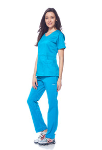 DAGACCI MEDICAL UNIFORM® Natural Stretch® Women's V-Neck Scrub Sets [NS2100]