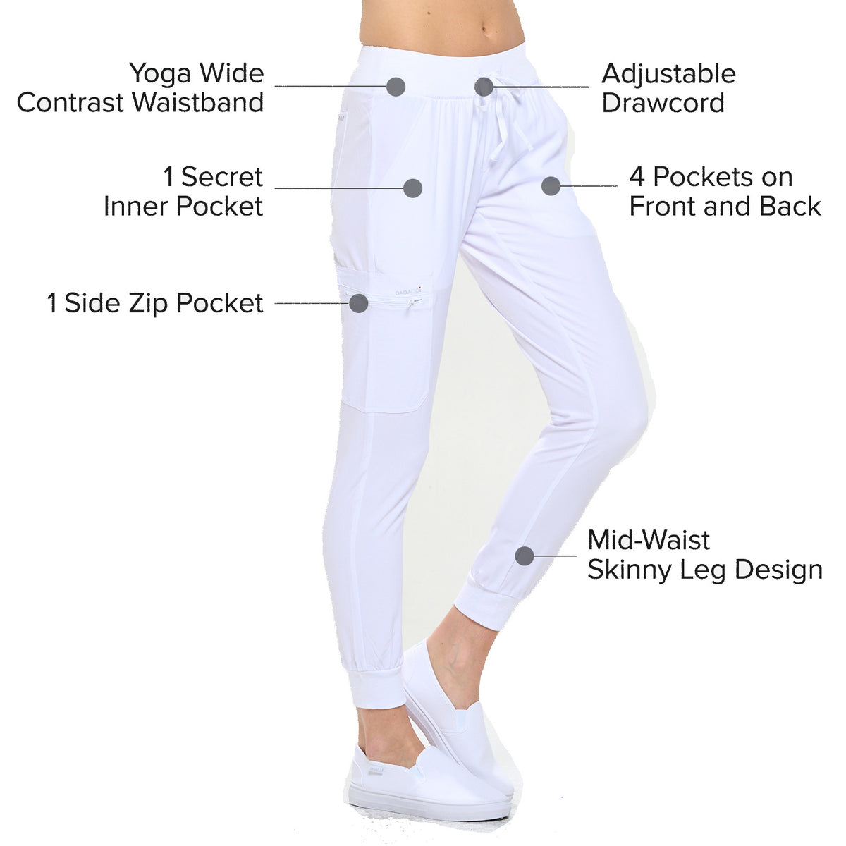 DAGACCI OFFICIAL Unisex Jogger Scrub Pants