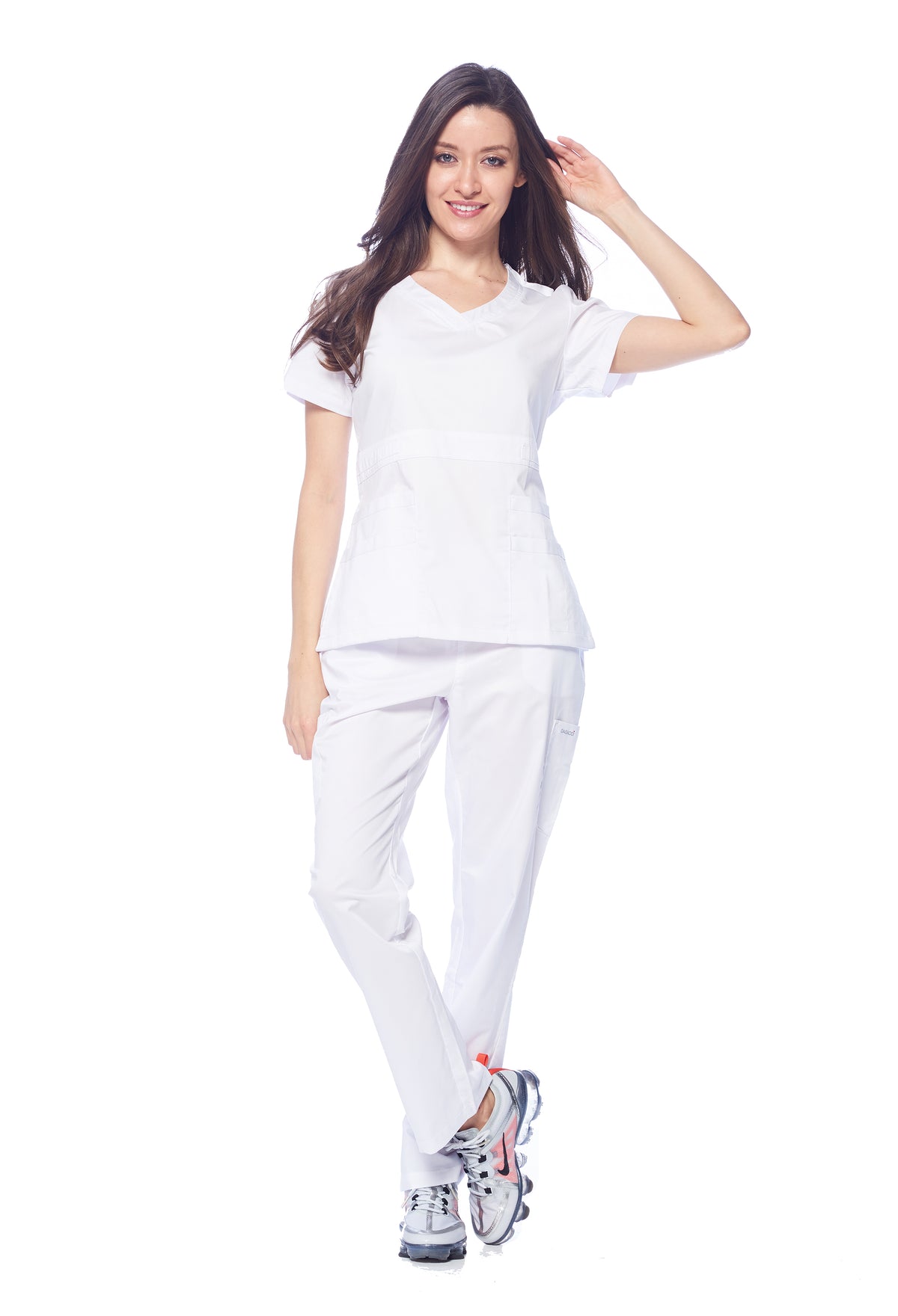 DAGACCI MEDICAL UNIFORM® Natural Stretch® Women's V-Neck Scrub Sets [NS2100]