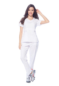 DAGACCI MEDICAL UNIFORM® Natural Stretch® Women's V-Neck Scrub Sets [NS2100]