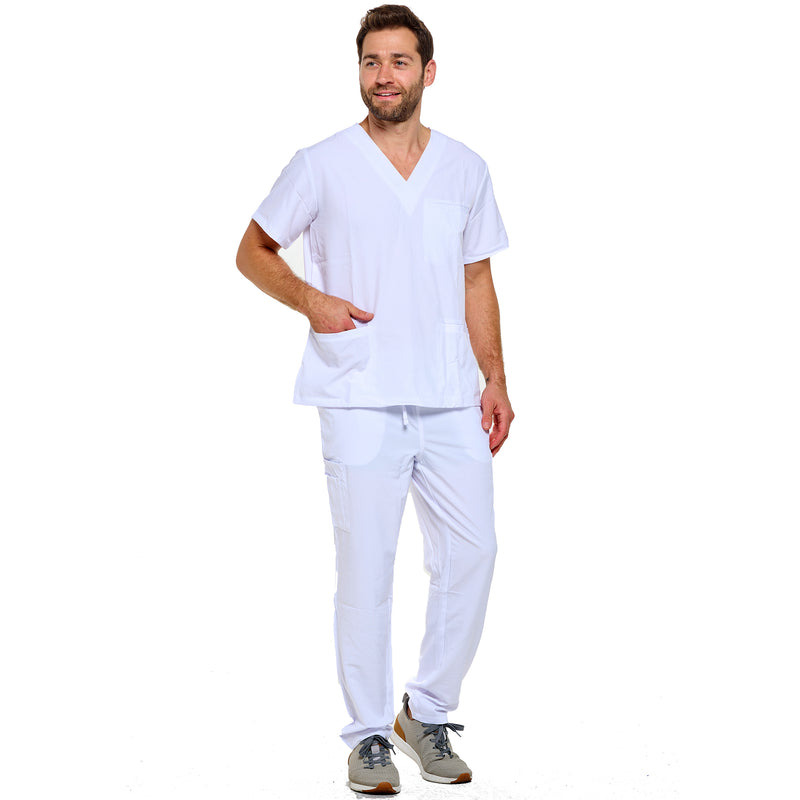 DAGACCI OFFICIAL Unisex 4-Way Stretch Medical Uniform Scrub Sets [FS100500]