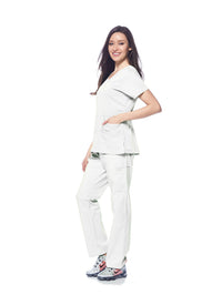 DAGACCI MEDICAL UNIFORM® Natural Stretch® Women's Y-Neck Scrub Sets [NS2102]