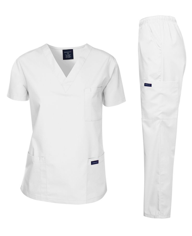 DAGACCI OFFICIAL Unisex Medical Scrub Sets Cotton Blended (KV10005000)