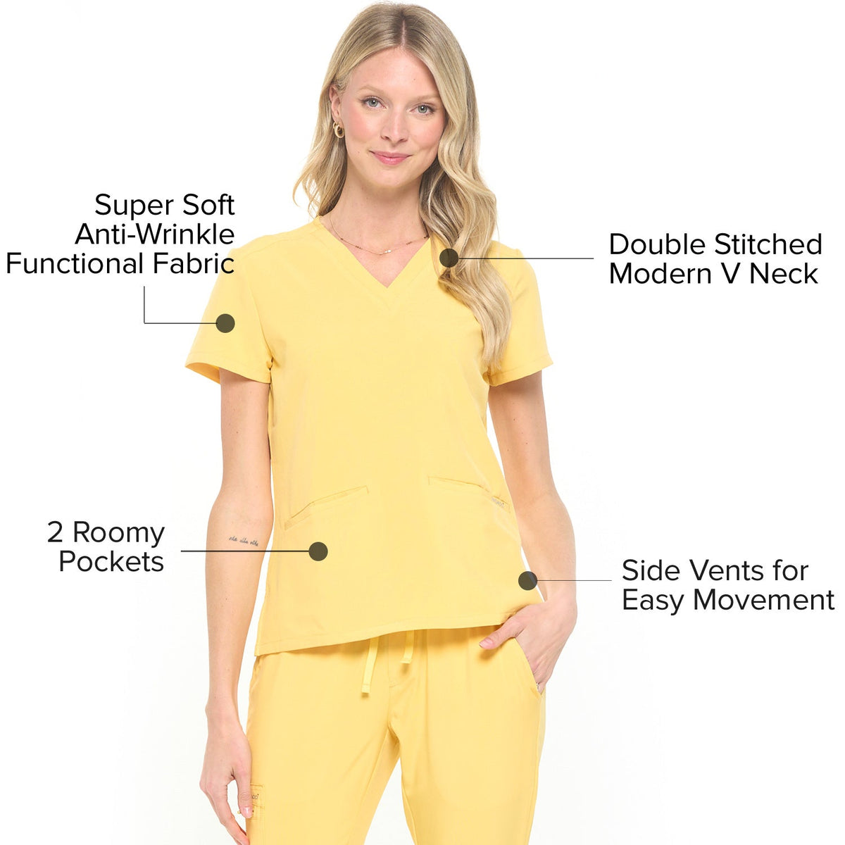 DAGACCI OFFICIAL 4-Way Stretch Unisex Jogger Scrubs Sets [FS2802] Combined