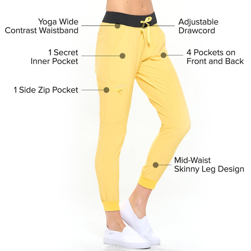 DAGACCI OFFICIAL 4-Way Stretch Unisex Jogger Scrubs Sets [FS2802] Combined