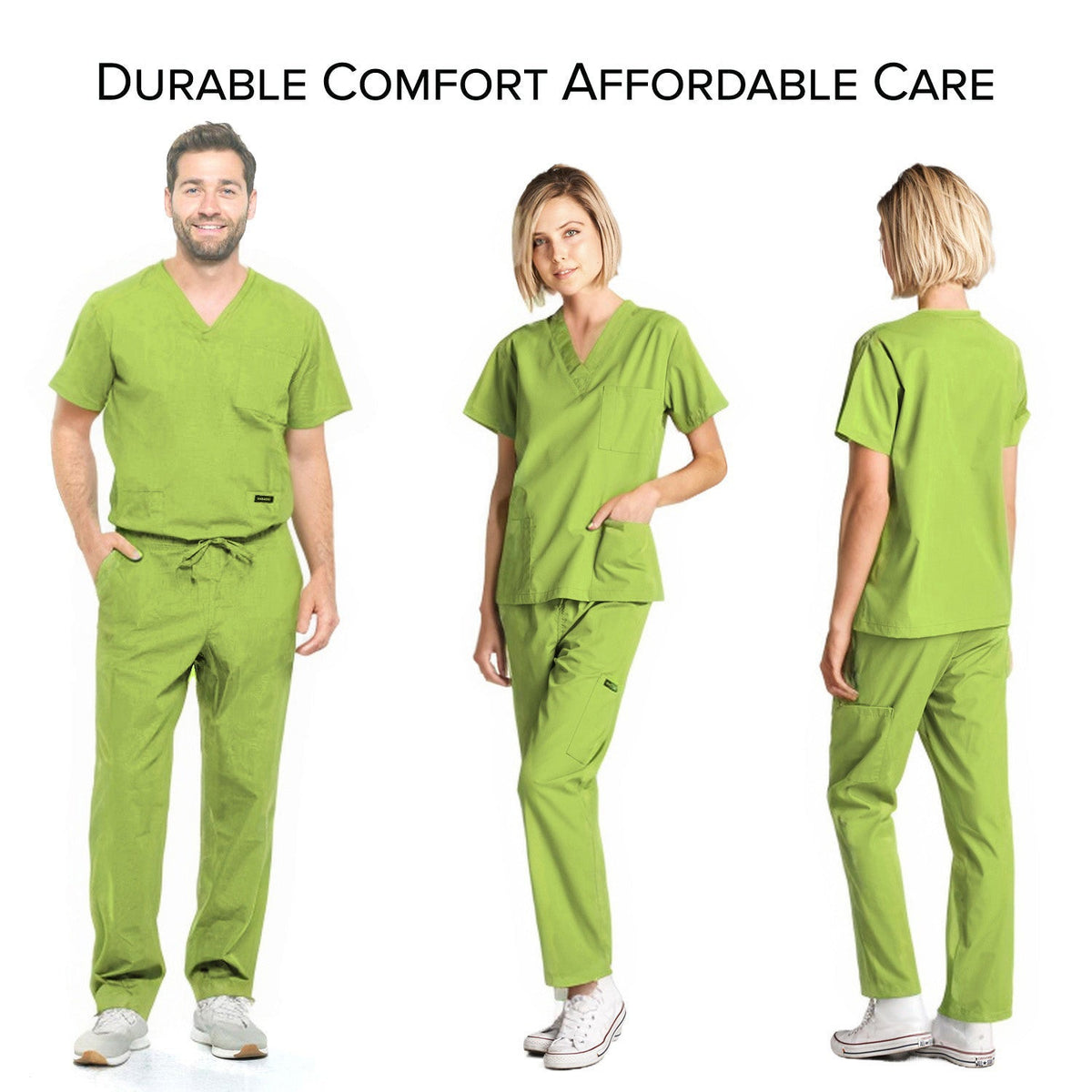 DAGACCI OFFICIAL Unisex Medical Scrub Sets Cotton Blended (KV10005000) Combined
