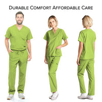 DAGACCI OFFICIAL Unisex Medical Scrub Sets Cotton Blended (KV10005000) Combined