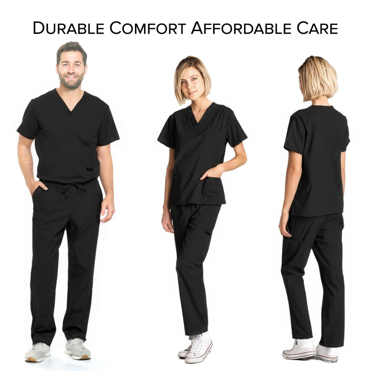 DAGACCI OFFICIAL Unisex Medical Scrub Sets Cotton Blended (KV10005000)
