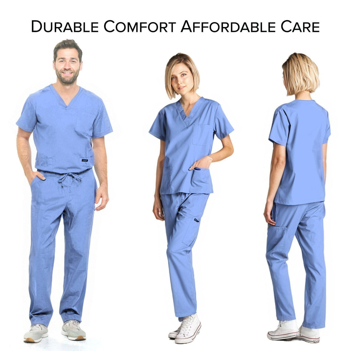 DAGACCI OFFICIAL Unisex Medical Scrub Sets Cotton Blended (KV10005000) Combined