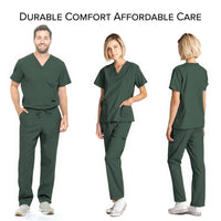 DAGACCI OFFICIAL Unisex Medical Scrub Sets Cotton Blended (KV10005000) Combined