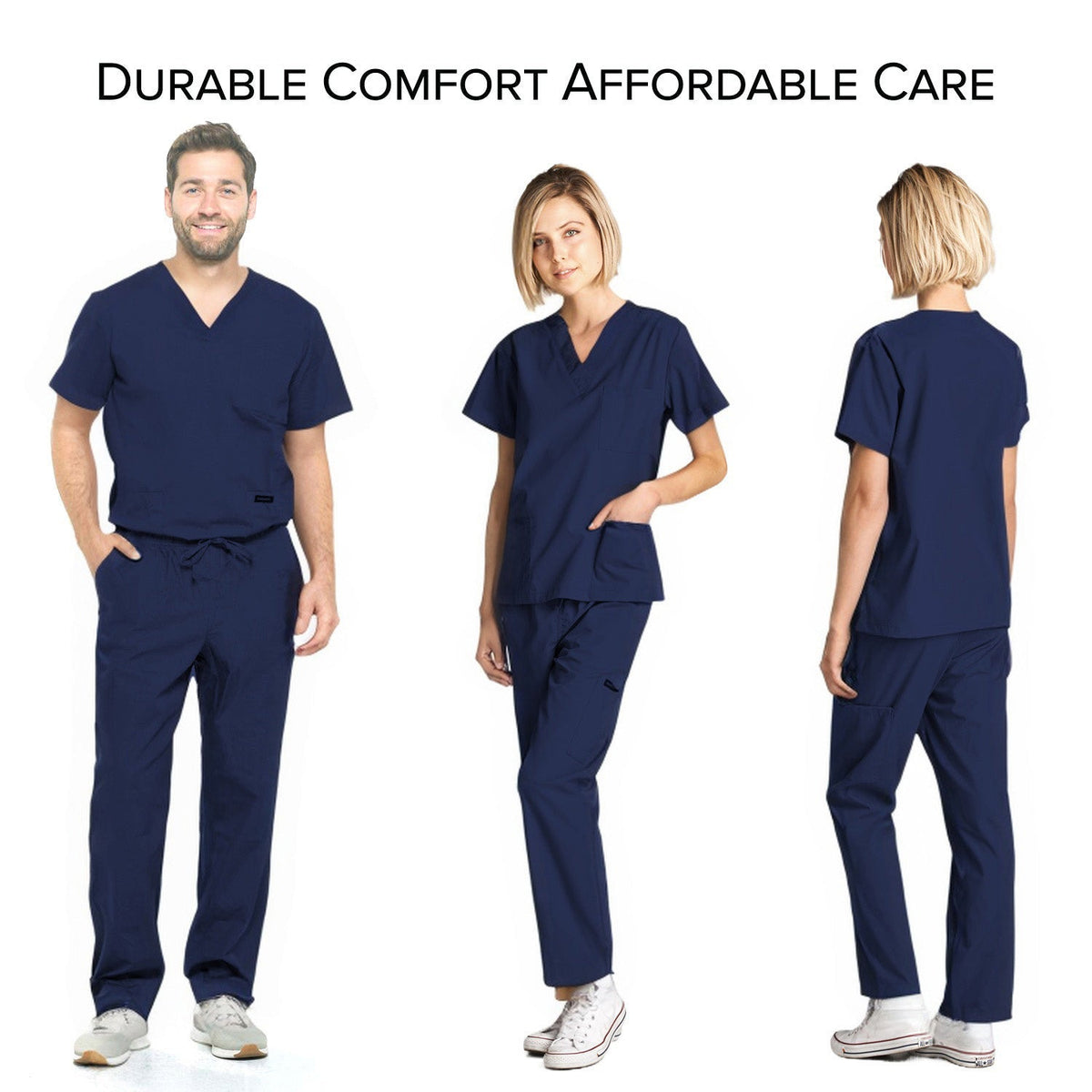 DAGACCI OFFICIAL Unisex Medical Scrub Sets Cotton Blended (KV10005000) Combined