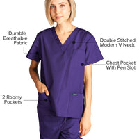 DAGACCI OFFICIAL Unisex Medical Scrub Sets Cotton Blended (KV10005000)