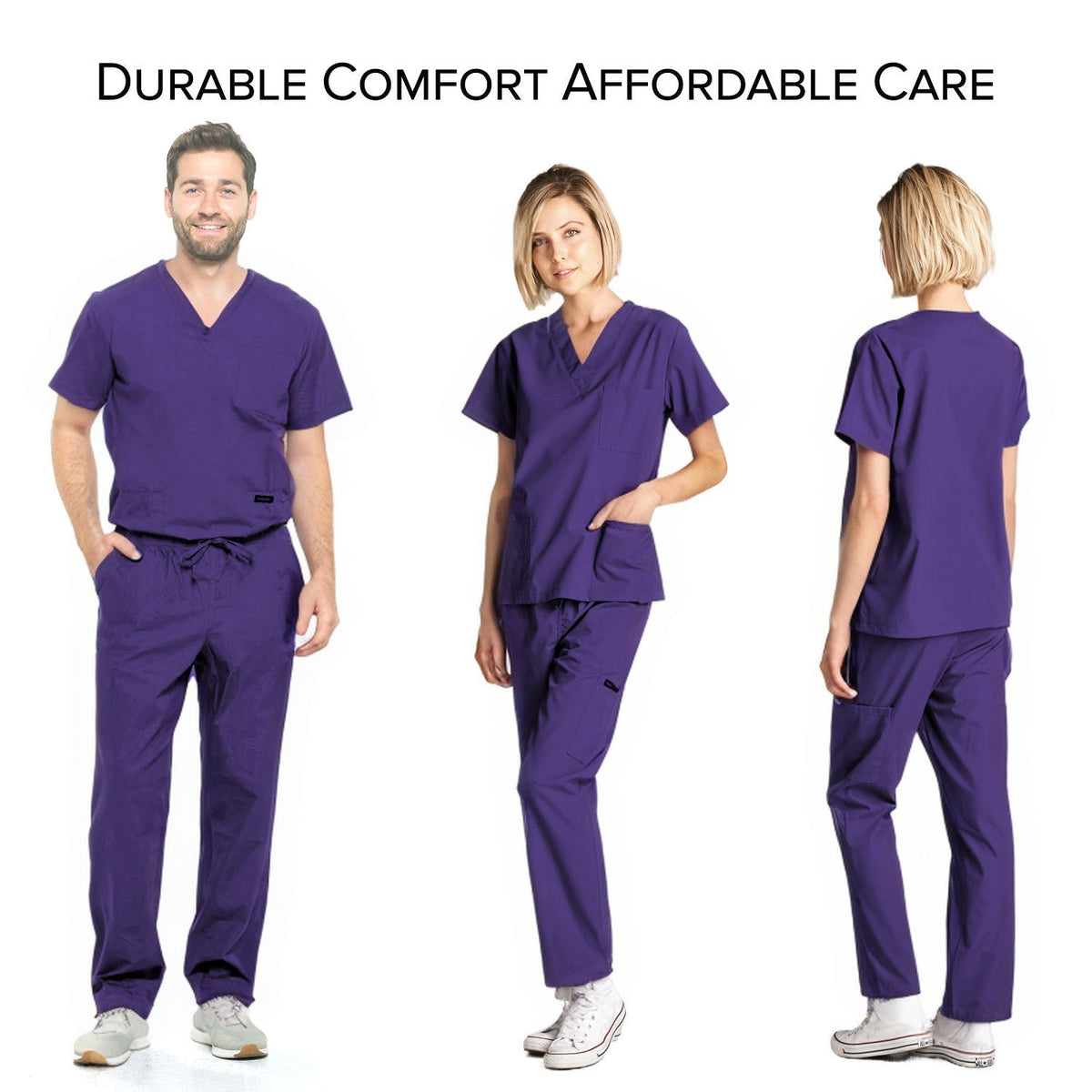 DAGACCI OFFICIAL Unisex Medical Scrub Sets Cotton Blended (KV10005000) Combined