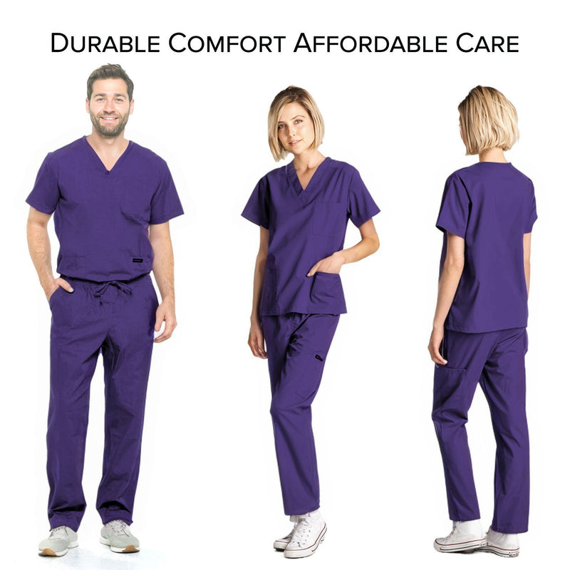 DAGACCI OFFICIAL Unisex Medical Scrub Sets Cotton Blended (KV10005000) Combined