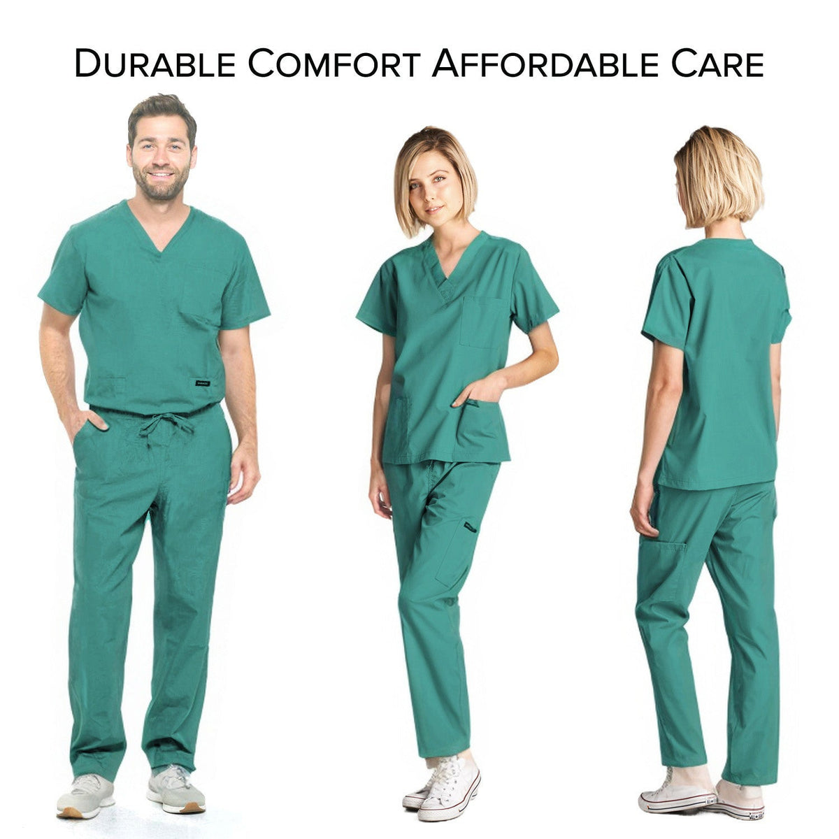 DAGACCI OFFICIAL Unisex Medical Scrub Sets Cotton Blended (KV10005000) Combined