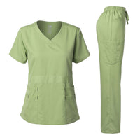 DAGACCI OFFICIAL Natural Stretch Women's V-Neck Scrub Sets [NS2100] Combined