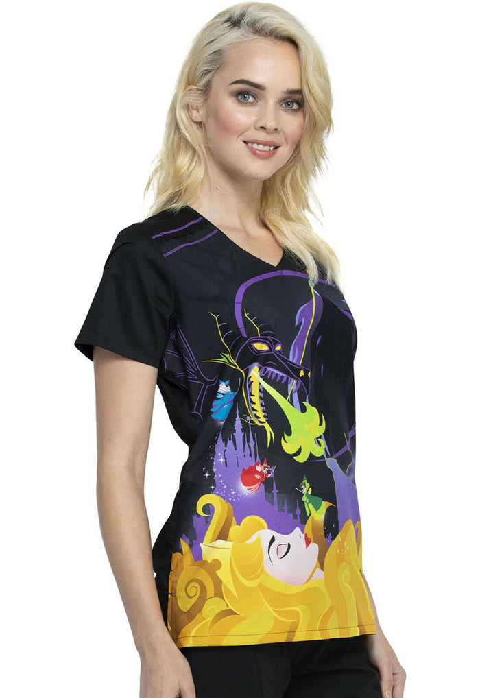 Tooniforms V Neck Top (Sleeping Beauty)