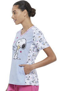 Tooniforms V Neck Top (Snoopy)