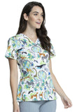 Cherokee Prints V-Neck Top (Earth day)