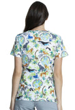 Cherokee Prints V-Neck Top (Earth day)