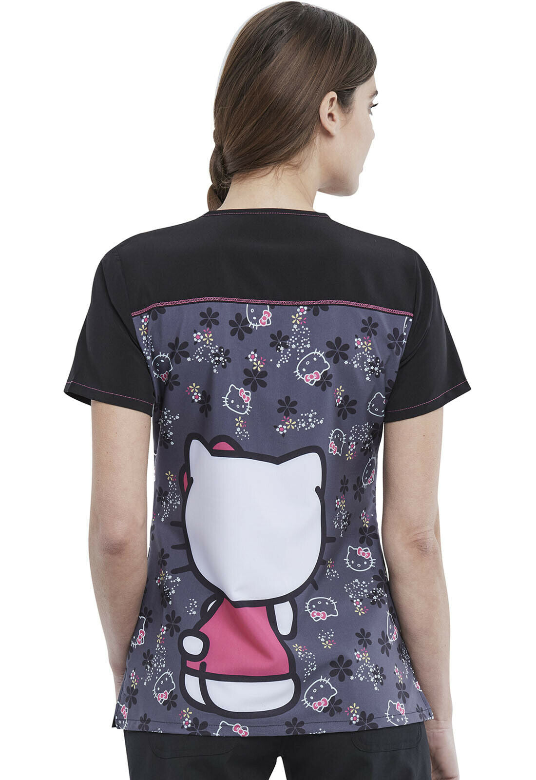 Tooniforms V Neck Top (Hello Kitty)