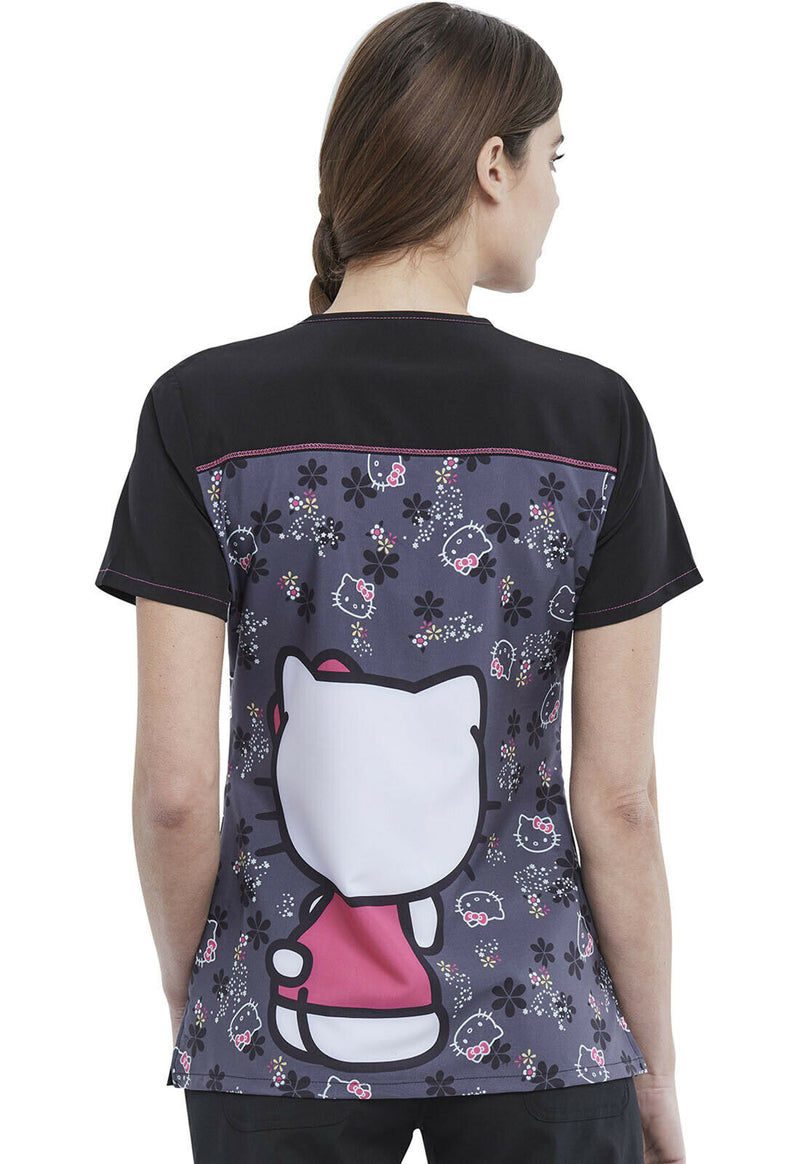 Tooniforms V Neck Top (Hello Kitty)