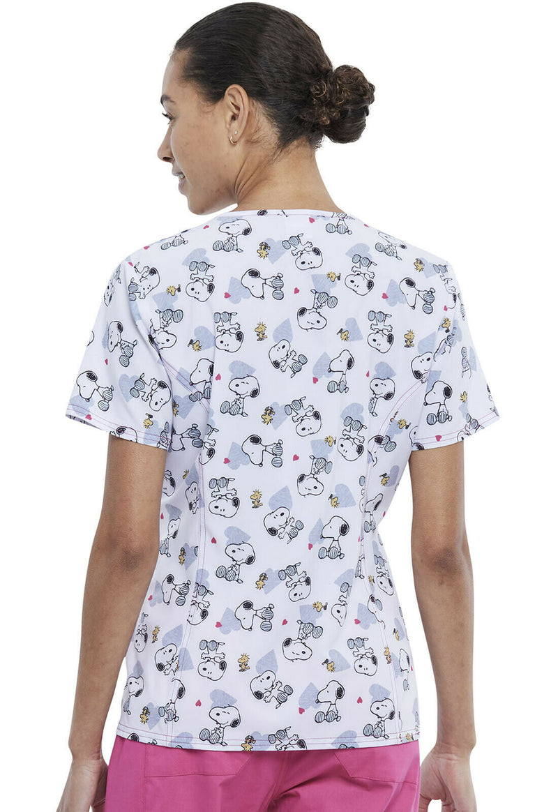 Tooniforms V Neck Top (Snoopy)