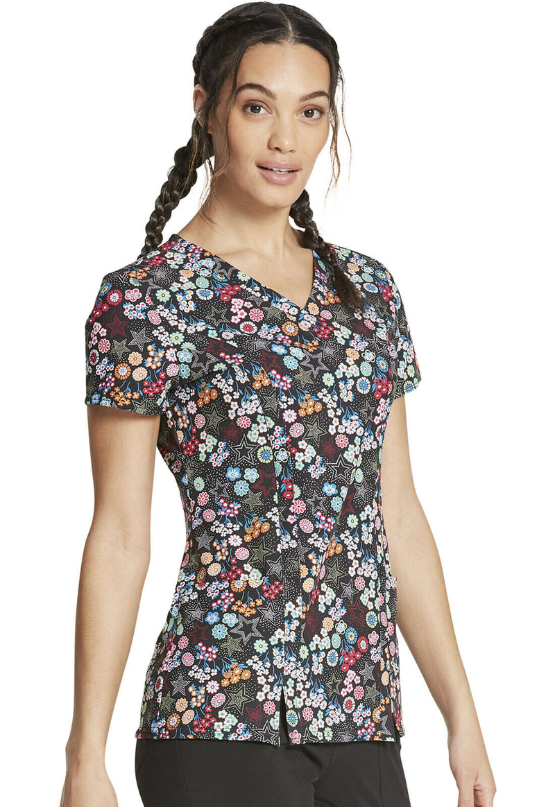 Dickies Prints V-Neck Top Start Bright