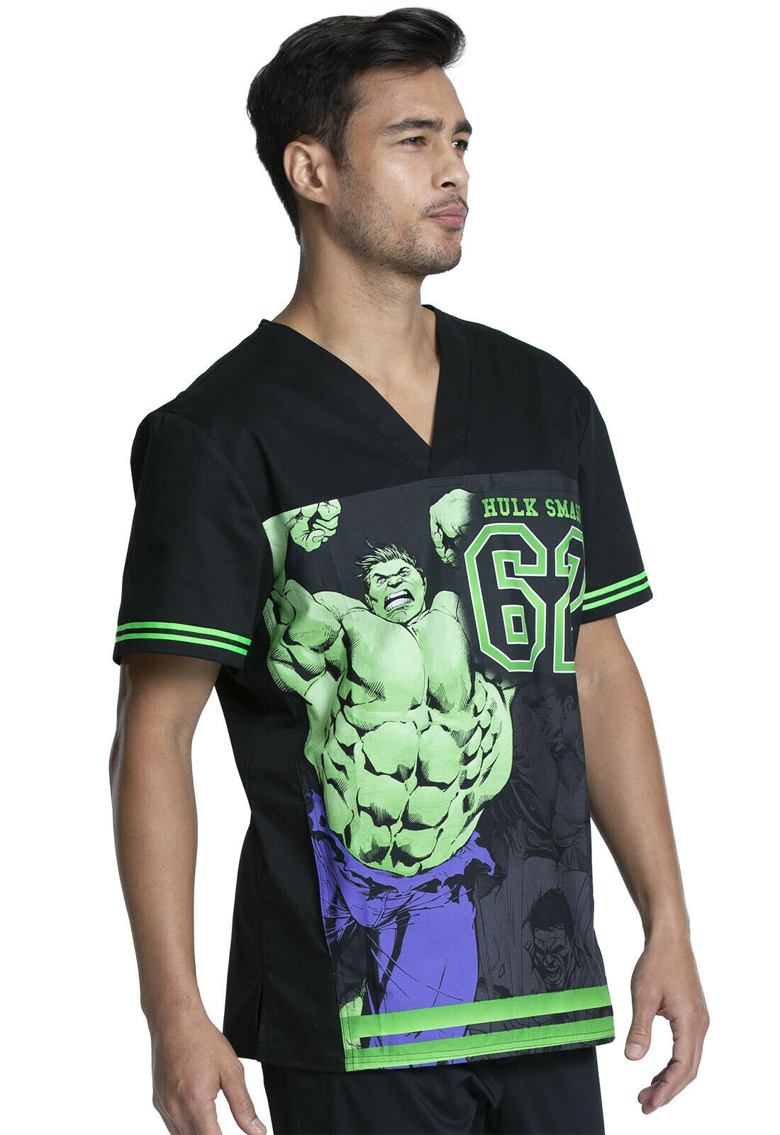 Tooniforms V Neck Top (Hulk)