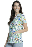 Cherokee Prints V-Neck Top (Earth day)