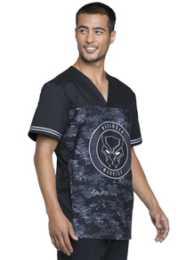 Tooniforms V Neck Top (Black Panther)