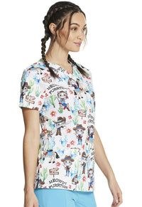 Dickies Prints V-Neck Top MEOWDY