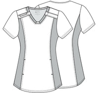 Cherokee Prints V-Neck Top (Koala)